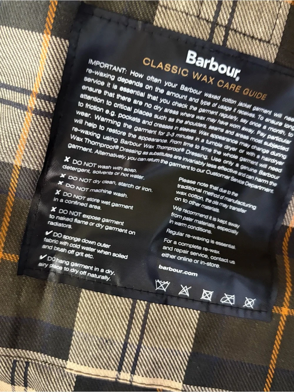 Barbour brand new